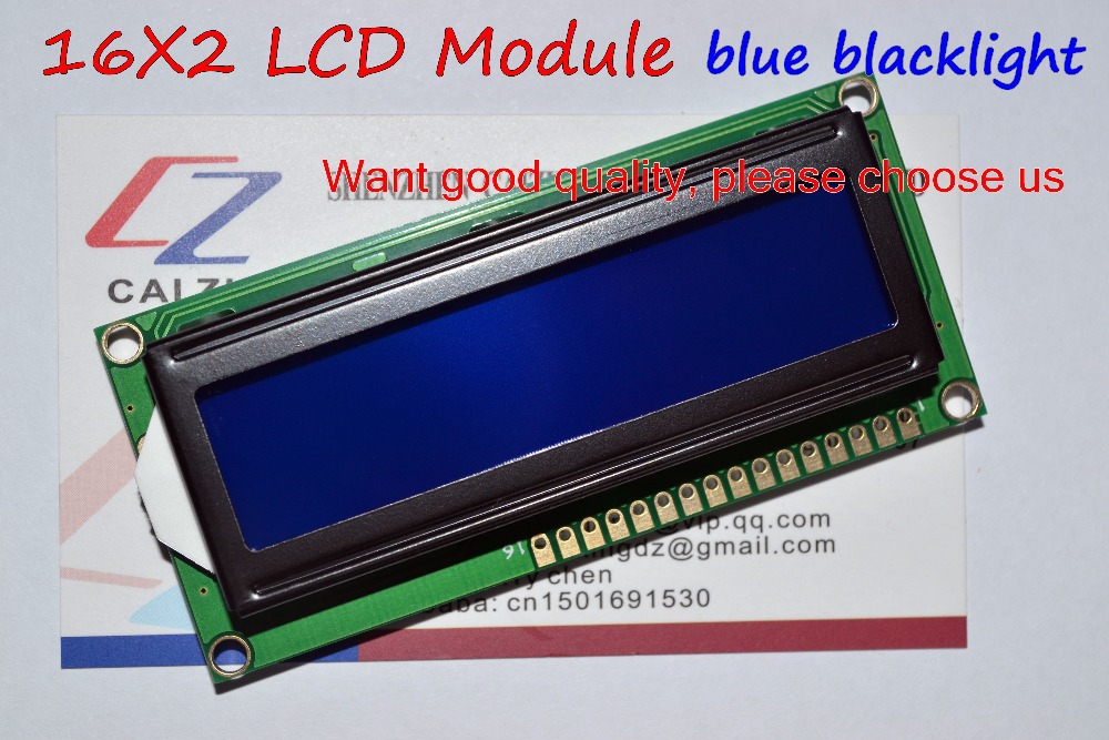 Lcd 1602 - Module d'Écran LCD Bleu 16x2 Rick