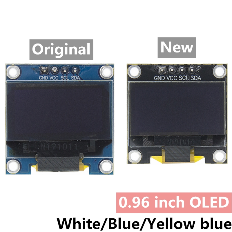 Oled Display 0.96 - 0.96 pouces IIC série 4pin blanc/bleu/jaune