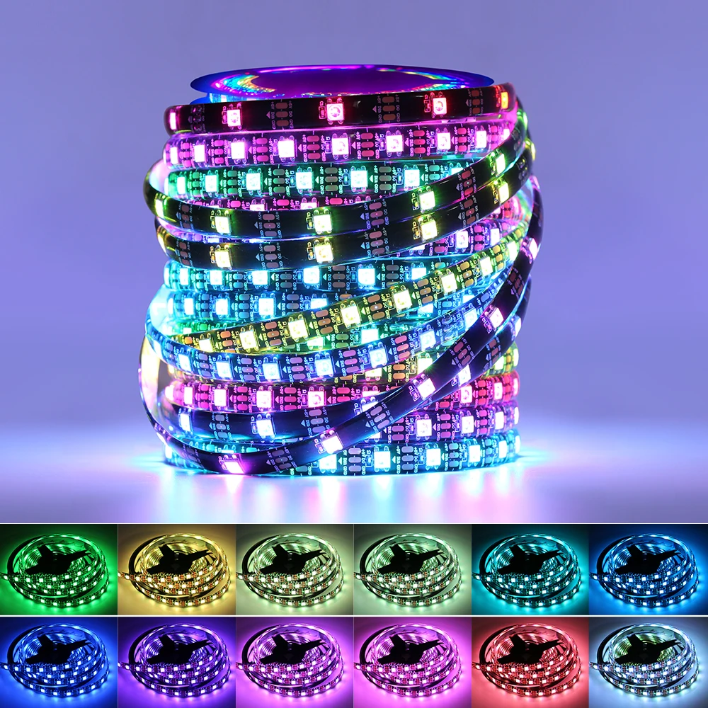 Ws2812B Strip 5V - Bande lumineuse Led RGB, 5V, WS2812B,