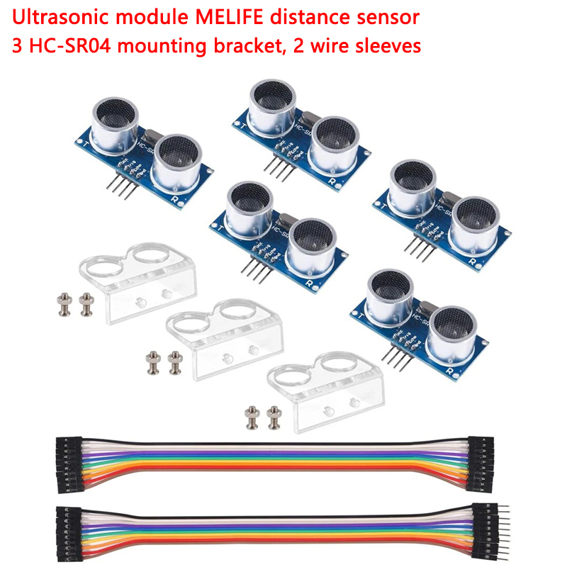 Ultrasonic Sensor Hc-Sr04 - 5 modules à ultrasons, capteur de