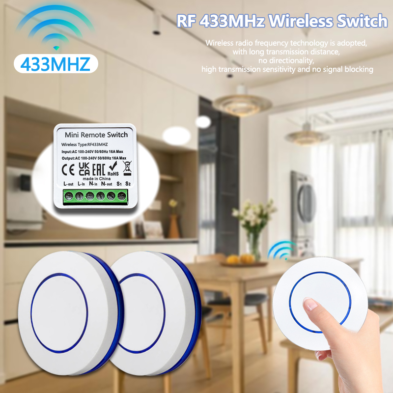 Ir Remote Module - Interrupteur sans fil 433 MHz, récepteur