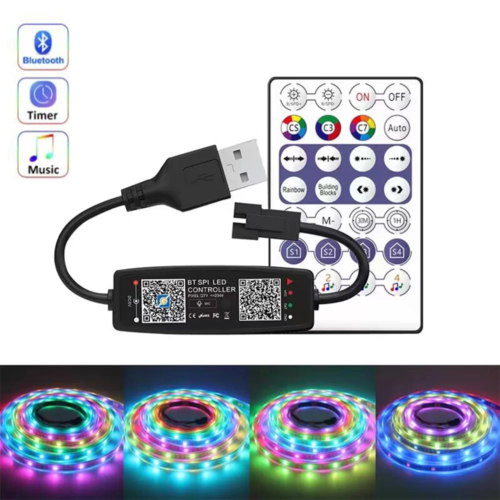 Ws2812B Strip 5V - WS2812B contrôleur Bluetooth musique pour Pixel