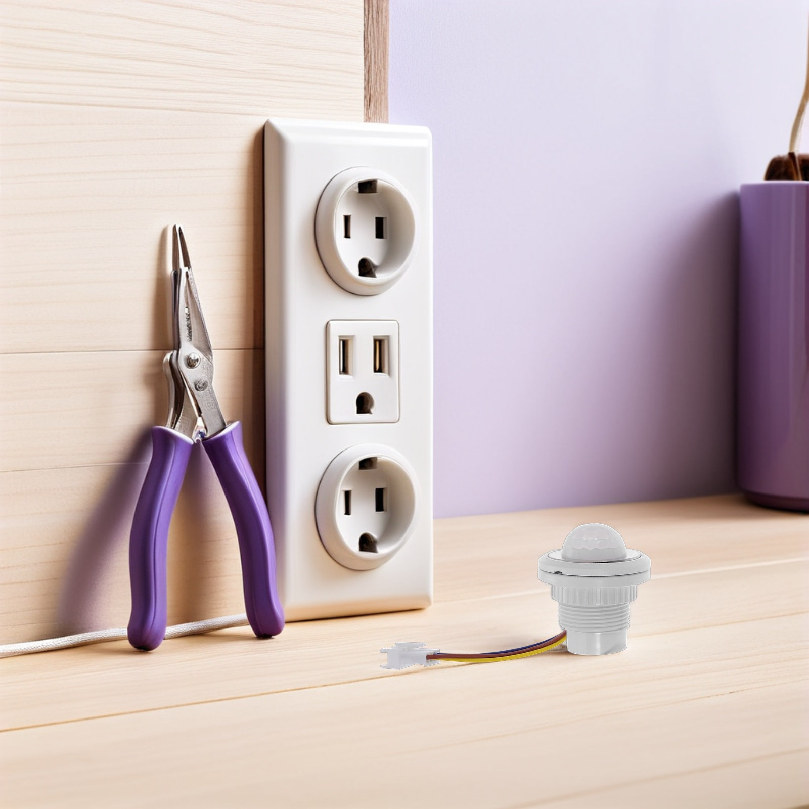Pir Motion Sensor - Interrupteur de lumière à détecteur de