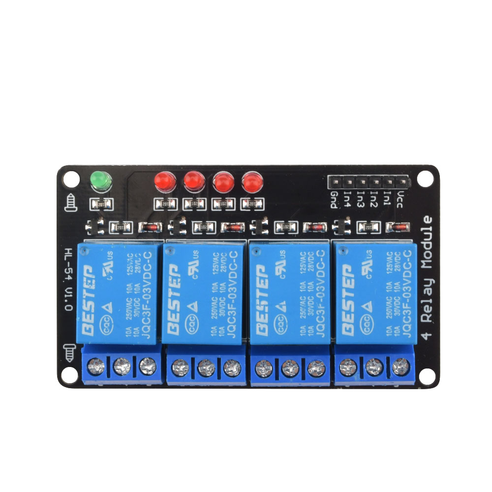 Relay Module 4 Channel - Module de relais lumineux déclenché de