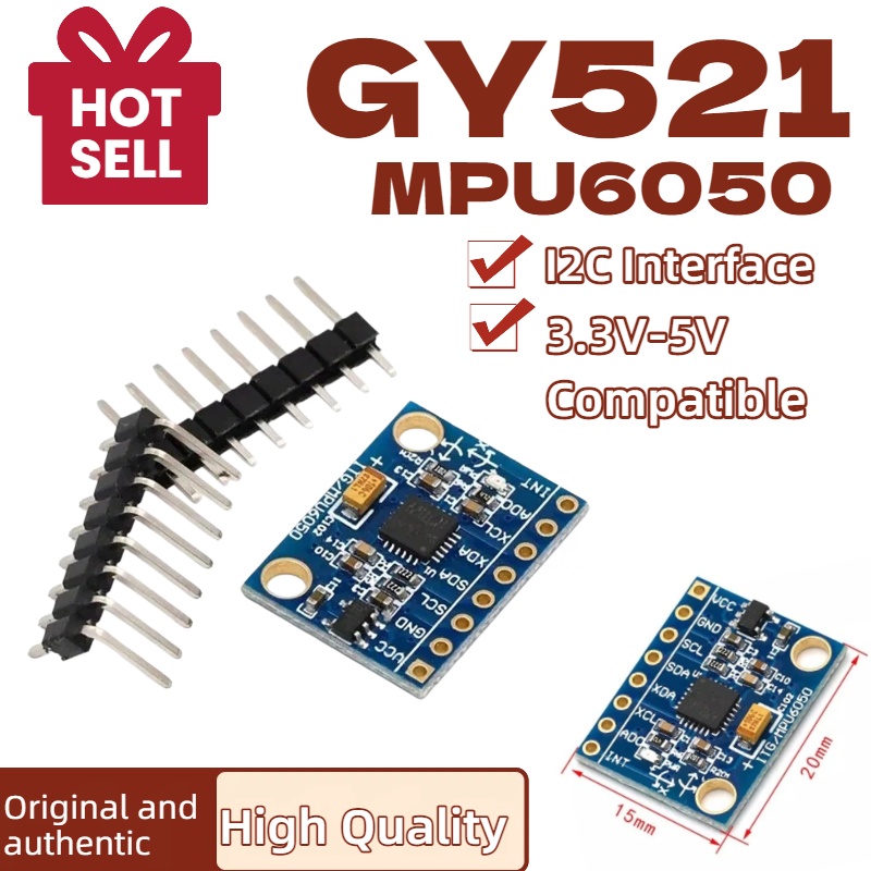 Capteur de gyroscope analogiqu - Mpu6050 avis et prix