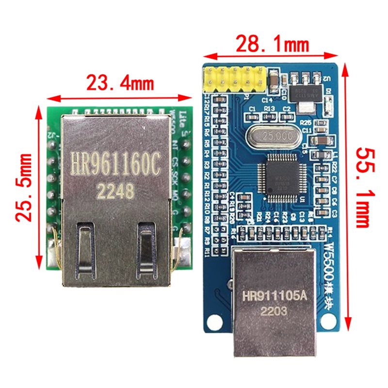 Module réseau Ethernet AA60 W5 - Ethernet W5500 avis et prix