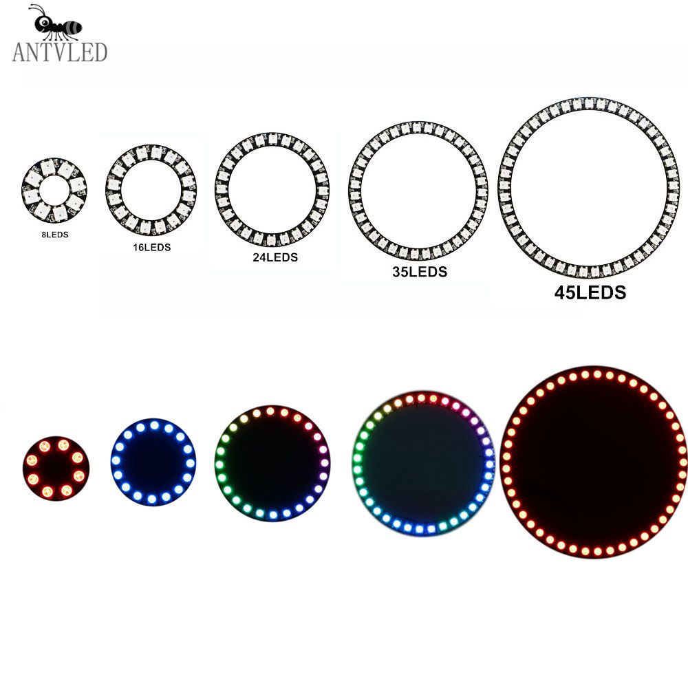 Anneau LED WS2812b adressable  - Ws2812B Strip 5V avis et prix