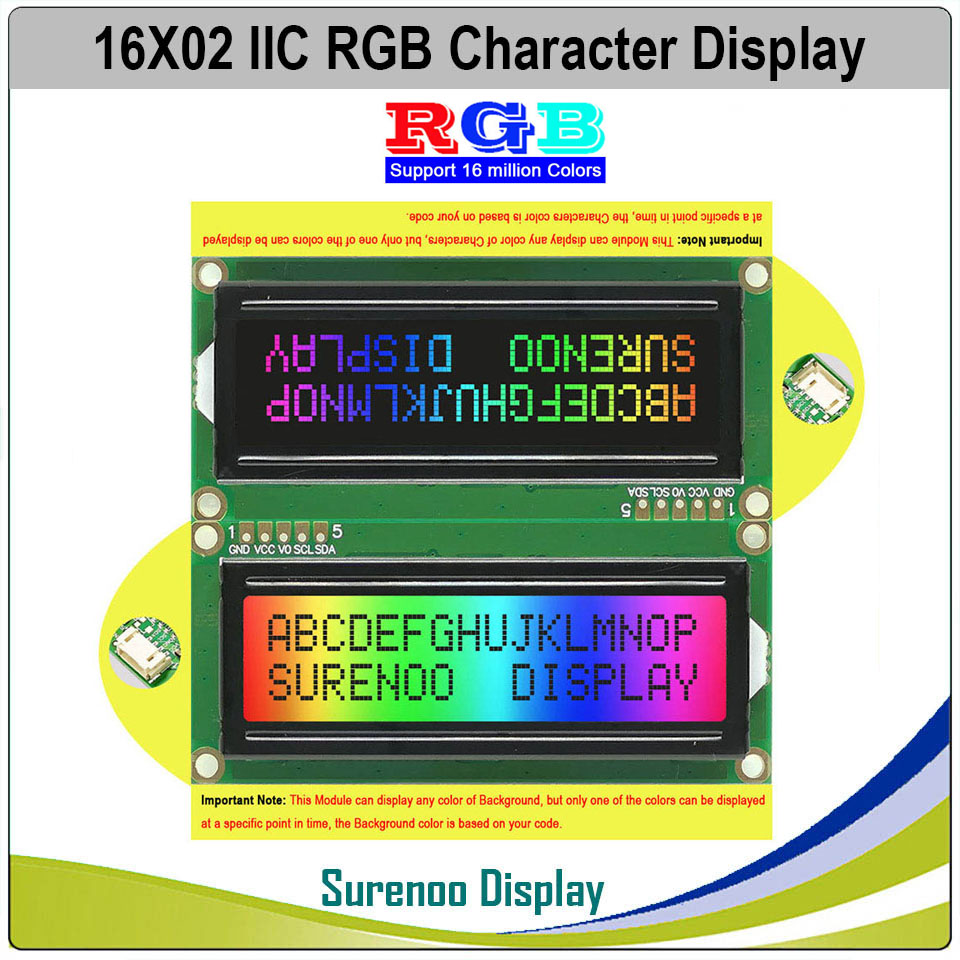 Grove 162 16X2 1602 3.3-5V sér - Lcd 1602 avis et prix