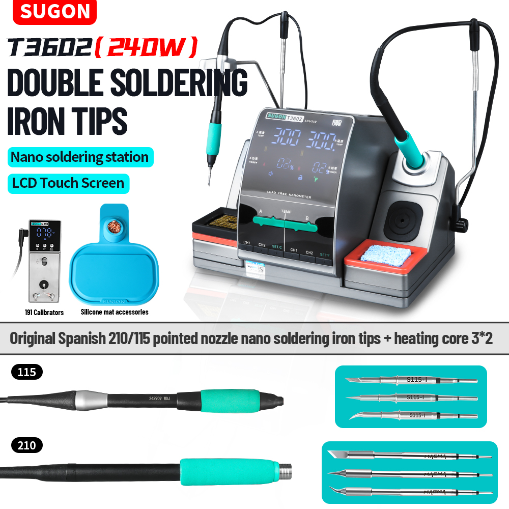 SUGON T3602 240W Station de so - Soldering Iron Temperature Probe avis et prix