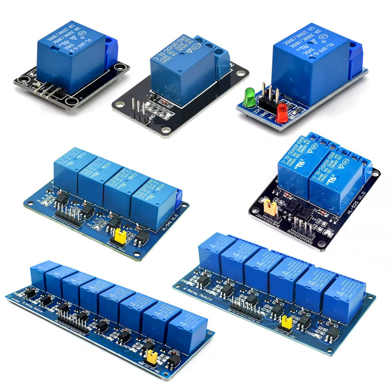 Module de relais 5V 1 2 4 6 8  - Relay Module 4 Channel avis et prix