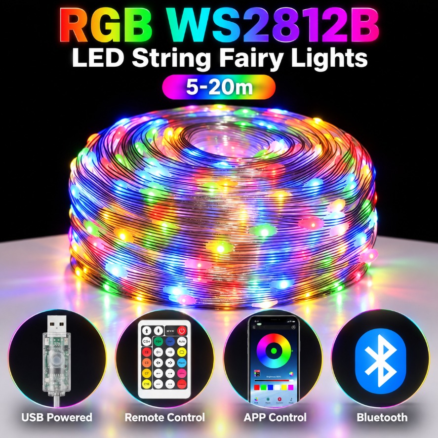 Guirlande lumineuse LED RGB WS - Ws2812B Strip 5V avis et prix