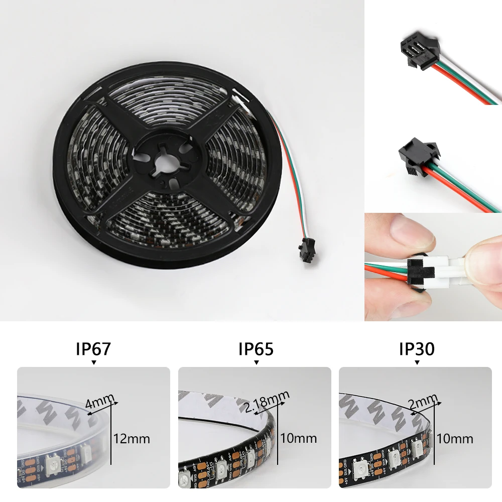 Bande lumineuse Led RGB, 5V, W - Ws2812B Strip 5V avis et prix