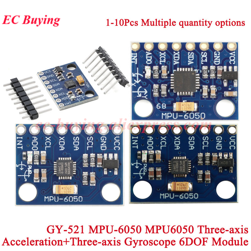 Gyroscope analogique 3 axes GY - Mpu6050 avis et prix