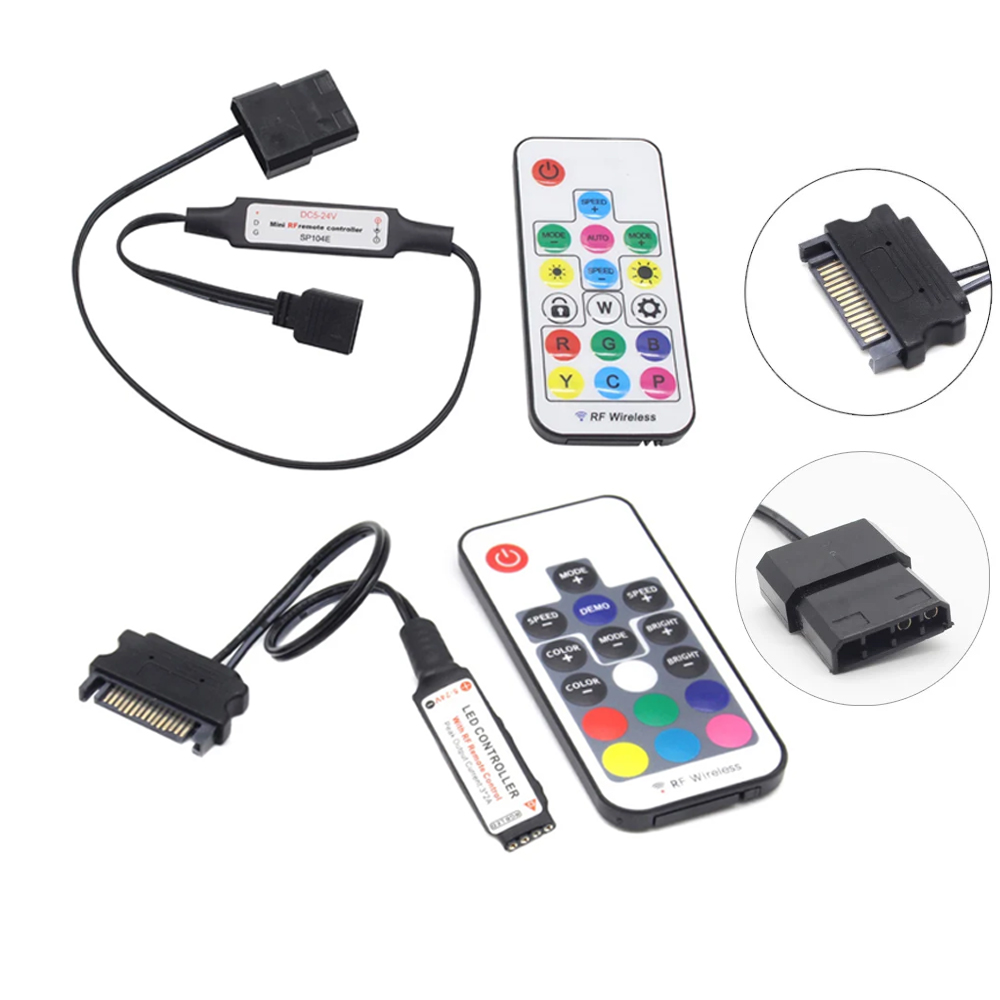 Contrôleur SATA Molex RGB 5V 3 - Ws2812B Strip 5V avis et prix