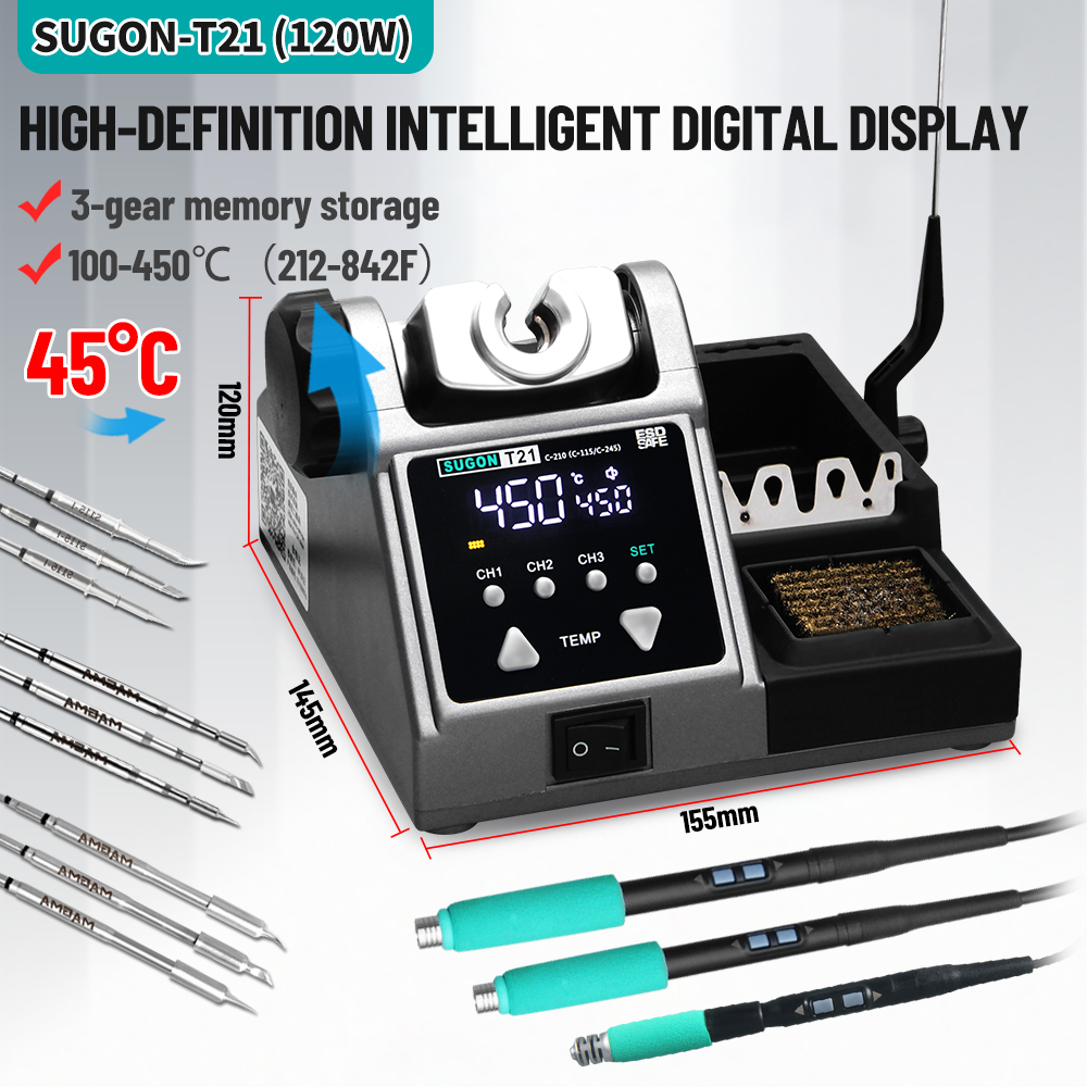 Station de soudage SUGON T21 1 - Soldering Iron Temperature Probe avis et prix