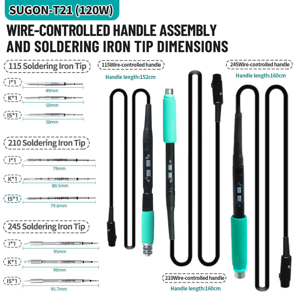Station de soudage SUGON T21 1 - Soldering Iron Temperature Probe avis et prix