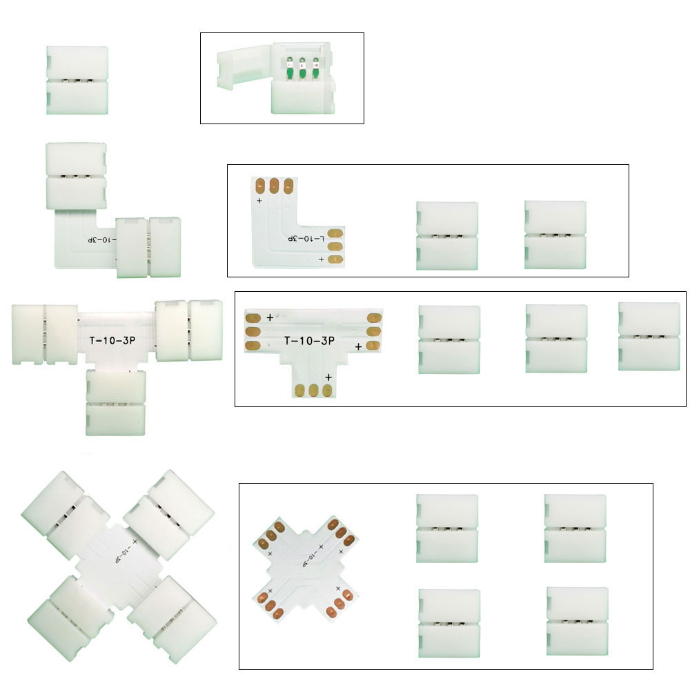 Connecteurs L / T / X 10mm 2/3 - Ws2812B avis et prix